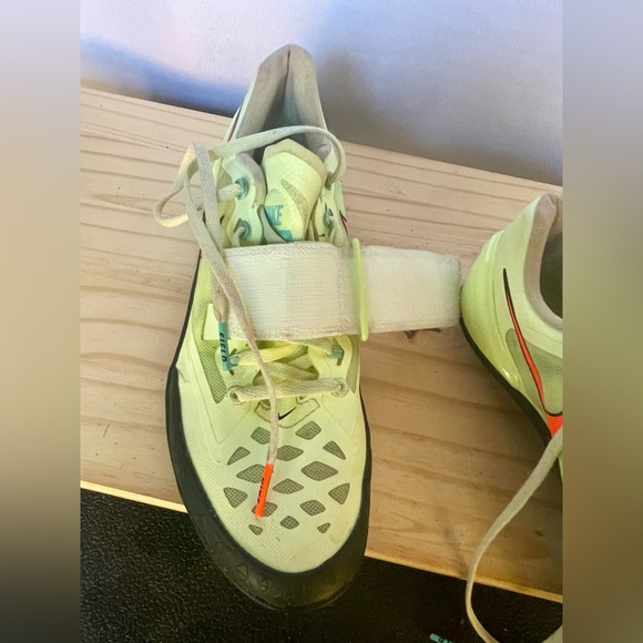 Nike Zoom SD 4 'Barely Volt Hyper Orange' 685135-700, Size Men’s 7 Track & Field - Picture 5 of 13